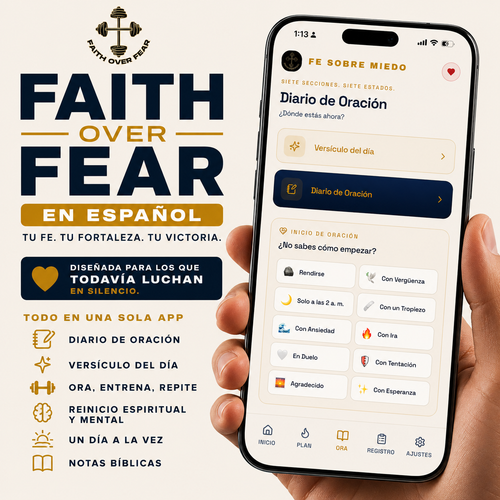 Combo Completo de Rutina Diario Faith Over Fear | Diarios Guiados, Arquitectura de Hábitos y Aplicación Web