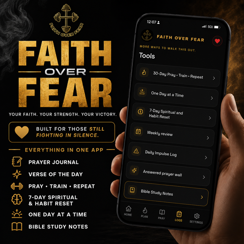 Faith Over Fear Complete Lifestyle Routine Bundle | Guided Journals, Habit Architecture & App Suite